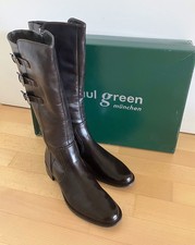 Damen Langschaftstiefel Paul Green Größe 6 1/2 (39 1/2k Lammfellinnenfutter