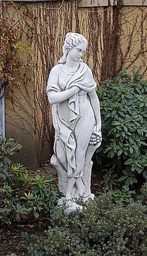 Steinfigur ewige jungfrau - steinfigur, "ewige