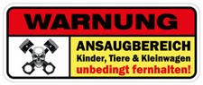 Aufkleber Warnung