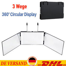 360 Grad Spiegel zum Aufhängen-Klappspiegel 3 Teilig Spiegel Höhenverstellbarer