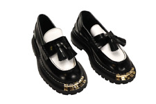 Sandro Iron Jackson Schuhe Damen Eu 36/ UK 3.5 Leder Klobige Sohle Fransen