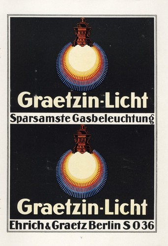 Gaslicht graetzin reklame - graetzin,