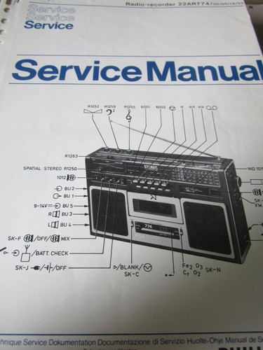Philips radio recorder 22ar774 - radio,