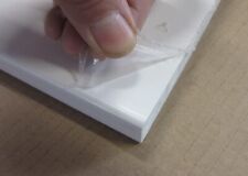 PVC Integralschaumplatte 19mm Zuschnitt weiß 993 x 243 mm - Kunststoff Platte