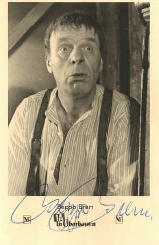 Autogramm beppo brem 60er - autogramm,