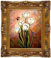 Ölbild Blumen Gemälde