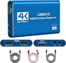 Video Capture Card, 4K HDMI