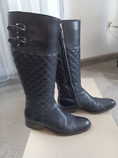 Burberry Reiterstiefel, Gr. 36,5, schwarz