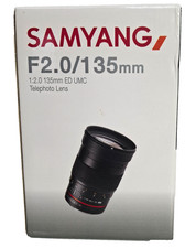 Samyang F2.0 135mm ED UMC Telephoto Lens - Teleobjektiv OVP - E Mount Sony