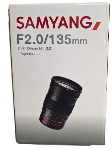 Samyang 135mm ed - samyang, f2.0