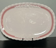 Hutschenreuther Porcelaine Rose Servierplatte oval Rosenthal 32 cm sehr guter Zustand
