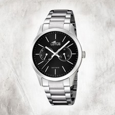 Lotus Stahl Herren Uhr L15954/3 Armbanduhr silber Elegant Minimalist UL15954/3