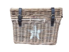 Rattan Korb mit Klappdeckel &