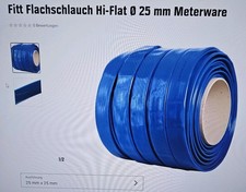 Flachschlauch für Garten Wasserschlauch 1/2 x 25m