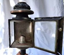 Alte Kutschenlampe Fahrlampe Laterne Metall Pferdekutsche Schlittenlampe Vintage