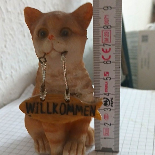 Figur katze freistehend mit - figur,