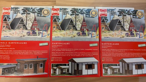 Busch gartenlaube h0 - busch,, 3x