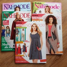 Nähmagazin Simplicity, kompl. inkl. Schnittmusterbogen, versch. Ausgaben