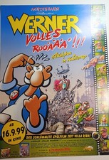 Filmplakat WERNER VOLLES ROOÄÄÄ!!! A1 Kinoposter Brösel 1999 Kult