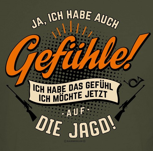 Herren jäger shirt gefühl - herren, t-shirt