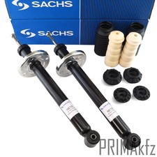 2x SACHS Stoßdämpfer + Domlager Staubmanschette hinten für SEAT VW Golf III IV 