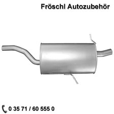 für BMW E 46 318i Touring Endschalldämpfer Endtopf Auspuff Auspuffanlage y*