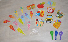 Deko Wandgirlande zur Einschulung / Deko zum Schulanfang