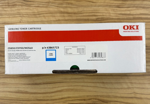 Oki original toner cyan 000 - original, 6.000