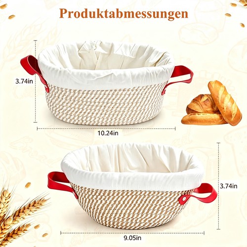 2er set gärkörbchen - 2er-set,