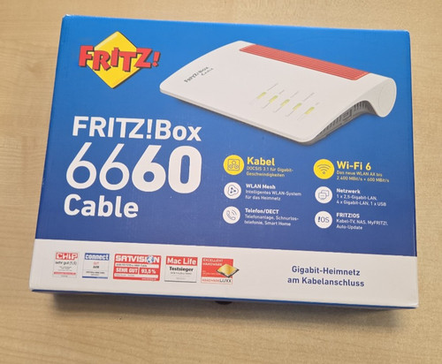 Fritz box 6660 - 6660, cable