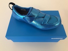 Shimano TR901 Triathlon CARBON Radsport Rennrad Schuhe Blau EUR 43 - NEU