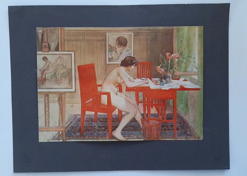 Carl larsson model schreibt - carl,