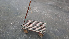 HANDWAGEN BOLLERWAGEN HOLZWAGEN KLAUFIX ROLLFIX DDR ALT VINTAGE DEKO RAR SELTEN