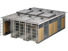 FALLER 120217 E-Lokschuppen, 3-ständig Bausatz H0