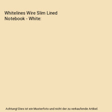 Whitelines Wire Slim Lined Notebook - White