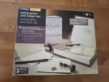 Kalligraphie- und Siegel-Set, Sehr Gut erhalten Original Kalligraphie und Siegel
