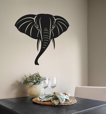 Metall Wandbild Elefant -