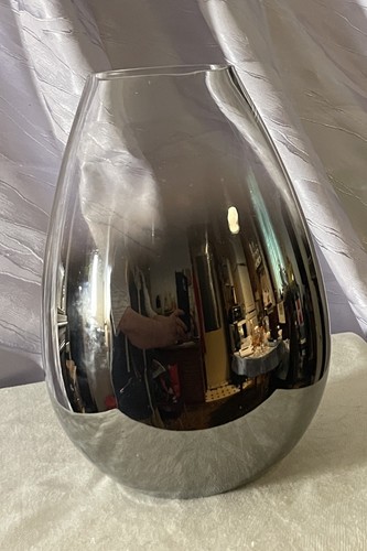 Rauchglas vase spiegelung - rauchglas, m.