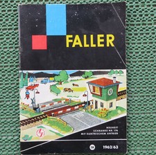 Faller  -- Modellbau Katalog 1962/63, 64-seitig  - Sprache deutsch #131019
