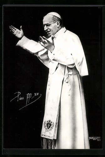 Ansichtskarte papst pius xii - pius,
