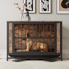 Große Hundekiste Möbel Indoor Käfig Holz Beistelltisch Zwinger kausicher Tablett