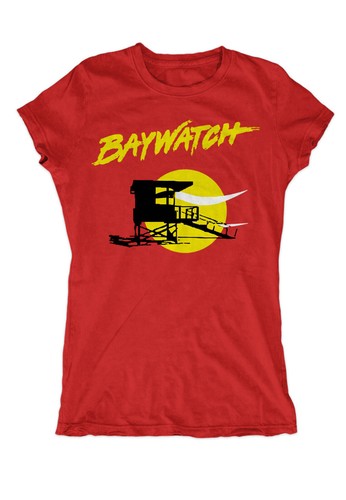 Baywatch girlie logo film - girlie,