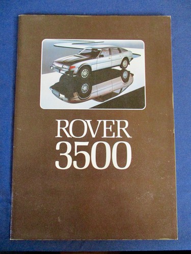 Prospekt brochure rover sd1 - prospekt,