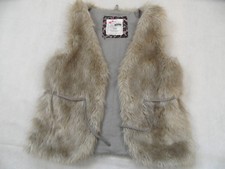 NAME IT schöne Kunstfellweste beige Gr 122/128 TOP KSo1018