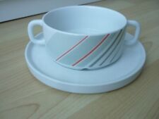 FRIESLAND/MELITTA Porzellan-Life Revival Akzent-Suppentasse+Untere Suppengedeck