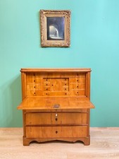 Biedermeier Sekretär Ulme , Eiche Schellack poliert 1820 restauriert 