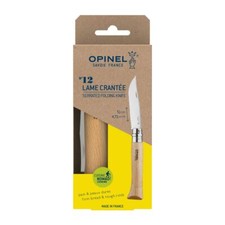 Opinel Taschenmesser No 12 Sägezahnung Inox rostfrei Sandvik-Stahl Brot Messer