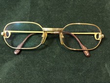 Vintage Cartier Brille Must de Vergoldet Brillenfassung 80er