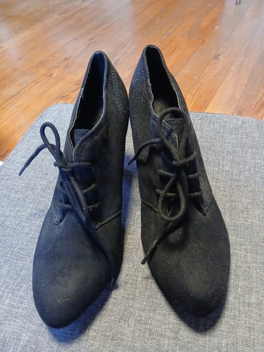 Neu nubukstiefelette schwarz - neu!,