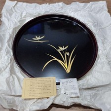 Yamanaka Lack Rund Tablett